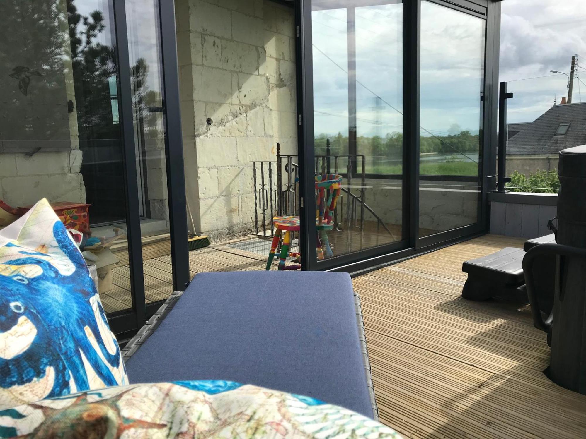 Jacuzzi Et Vue Sur Loire - Maison D'Hotes L'Odyssee La Chapelle-sur-Loire Экстерьер фото